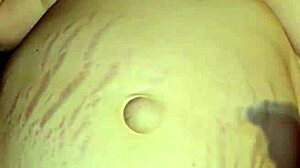 Look at those thick nipples playing with her pussy! Is she going to cum hard?