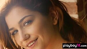 redhead all natural teen 18+ skye blue strips down with big tits piercing you gotta see 😍