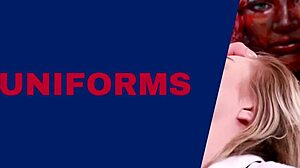 student milking massive cumshot on desk in uniform 😍