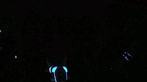 scarlett johnson under blacklight in sex pov scene