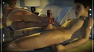 Watch the milf give a blowjob to a teen.