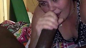 Cecee Gives Sloppy Deepthroat Blowjob And Swallows Cum