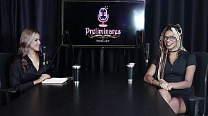 naomi campos dominates in sheer red lingerie