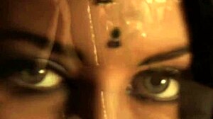 Lovely Brunette Dances Gracefully in Amateur Setting