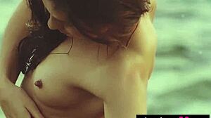 Petite Ukrainian Babe Demi Fray Undresses Playfully Outdoors, Revealing Her Small Tits and Sexy Body