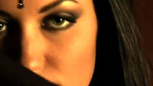 Lovely Brunette Dances Gracefully in Amateur Setting