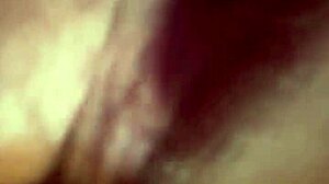 slut dripping red and cumming with toy in bound rough fucking