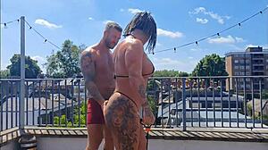 My muscular friend surprised me after our intense training session