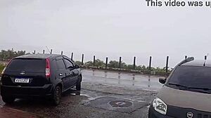 Brazilian Tourist Couple Fucks Monster Cock Outdoors And Cums On Face