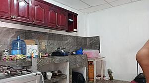 My Friends Sister Preparing The Dinner Very Tasty