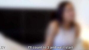 First Casting of 18-Year-Old Peruvian Latina Girl Part 1