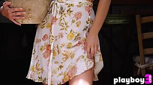 Cute Brunette Dancing And Posing After Striptease