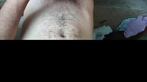 Wow, curvy milf gets hot cum on her fat cheeks!