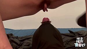 mistress, you're pissing right in your slave's mouth with that hairy pussy and ass licking homemade action