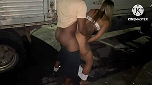 i watched my wife having real amateur sex with a black guy on the street