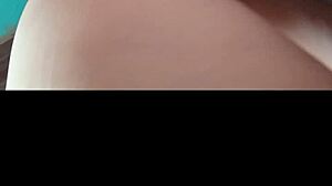 Wow, curvy milf gets hot cum on her fat cheeks!