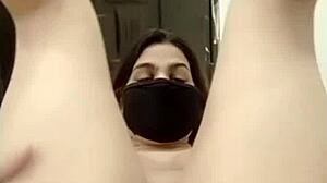 pakistani girl enjoys banana in her ass and pussy, it's so fun and naughty