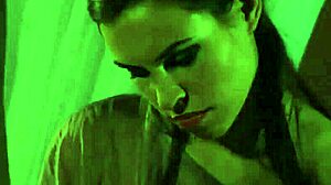 are these lesbian slaves naughty with mistress in strap-on threesome?