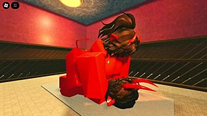 this demon girl seduces me with her hot oiled body in a sauna roblox