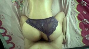 this hot mexican latina gets a rich fuck with her lover in the maid's room.