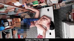 Mall Officer Punishes Teen Shoplifter Roughly