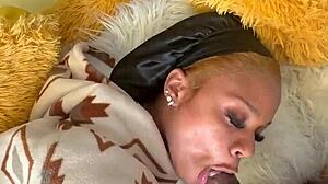 renity love swallows bbc with deepthroat blowjob. black ebony ass and pierced nipples feel pretty intense.