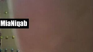 mia niqab compilation with toys feet licking cumshots