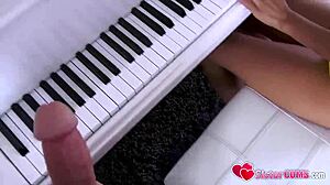 Annoying bro pisses off his cute barely legal stepsis in bikini