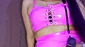 Beautiful 18-year-old masturbates seductively for you