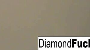 Diamond Gets Wet And Wild In The Shower With Masturbation.