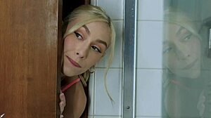 my roommate squirts in interracial asian bisexual lesbian blonde fun