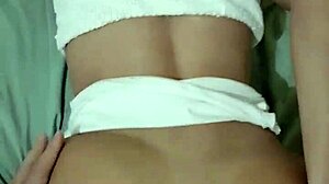 Hot Amateur Crossdresser Dances in See-Through Skirt Before Anal