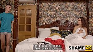 Intense Shame As Kristina Grace Cheats On Husband With Young 18+ Cock In Euro Seduction