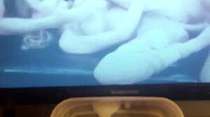 She casually masturbates in her room, enjoying the moment