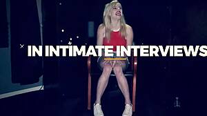 Gloryholesecrets - brunette gets on her knees to suck many dicks at the gloryhole