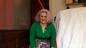 Poppy and Danny engage in homemade submission with slapping and tickling