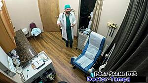 杰内西斯在首次POV妇科检查中羞辱，剃毛阴部 😈