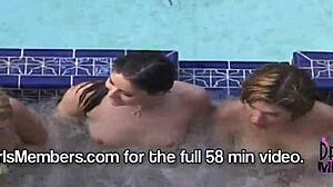 Naked Coeds At Spring Break Party