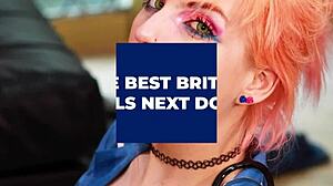 British blonde intensely sucks her neighbor's dick in homemade lingerie session