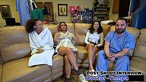 杰内西斯在首次POV妇科检查中羞辱，剃毛阴部 😈