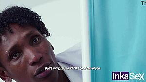 latina peruana with huge saggy tits cheats on husband with sexy mexican ginec�logo in hospital