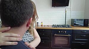 Teen 18+ sucks my dick before lunch!