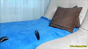 White Girl With Busty Natural Tits Masturbates