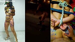 Ejercitando A La Zorra Samanta With BDSM Bondage, Tied Up Fucking, Humiliation, And Slave Play