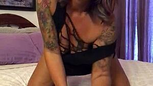 I seduce the camera with my glass dildo and make myself squirt