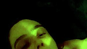 Watch this slut sucking on a monster cock in the interview