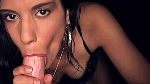 In this POV scene, shaved teen Tia Cyrus gets her pussy fucked hard with a monster cock