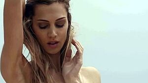 Beautiful Blonde Milf Francy Torino Exposes Perfect Ass and Tits by Ripping Clothes