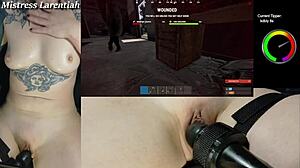 goth gamer girl masturbating naked?