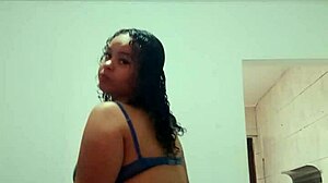 Chubby Prostitute Dances Funk, Shows Natural Tits And Pussy To Camera